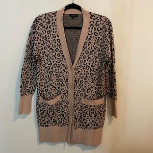 JCrew leopard cardigan